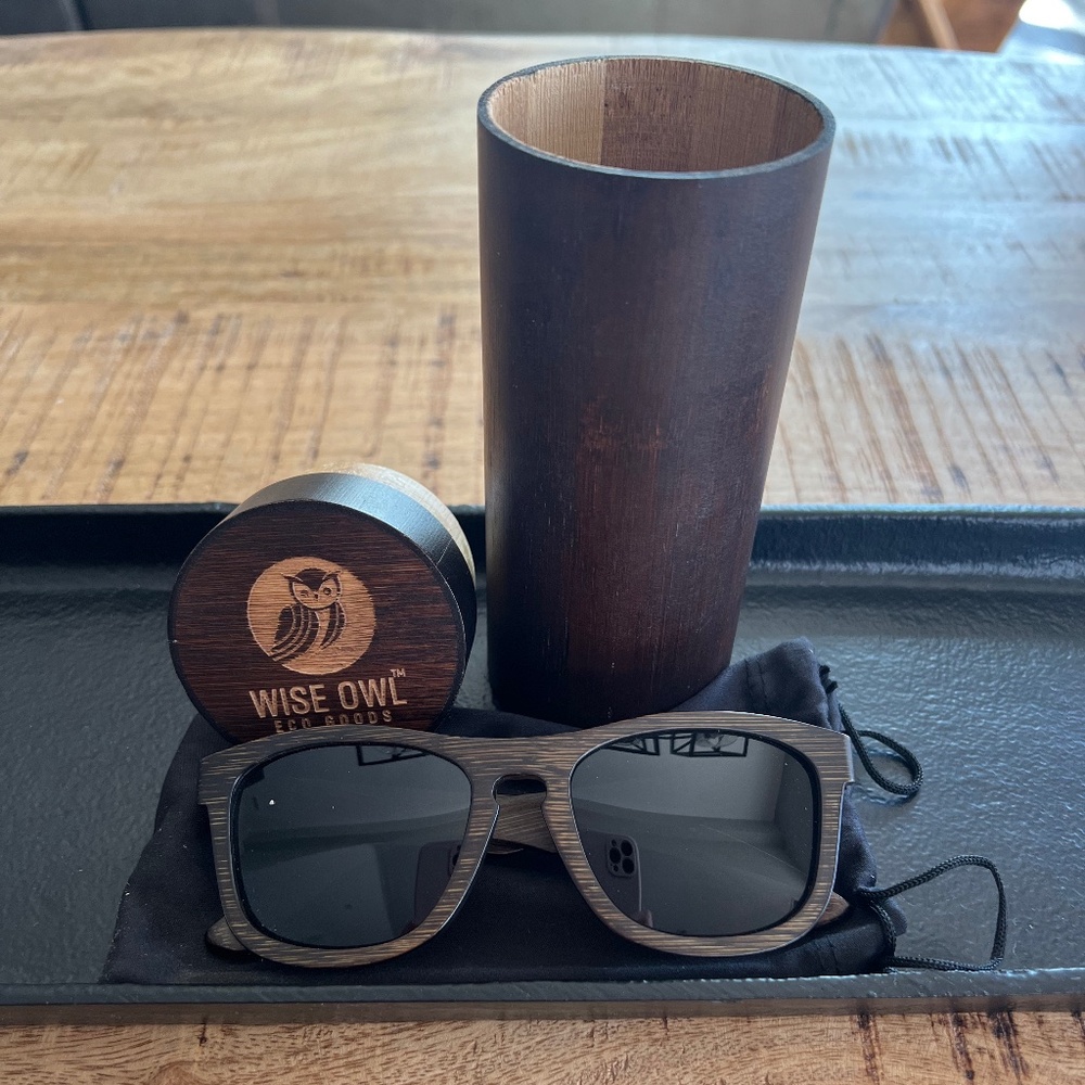 Polarized Bamboo Wood Sunglasses For Men & Women
